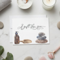 Geschenkgutschein Tag Wellness-Center Salon Massag