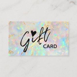 Geschenkgutschein Visitenkarte