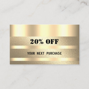 Geschenkgutschein Visitenkarte