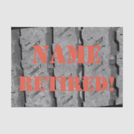 Geschenkgutscheine für benutzerdefinierte Altersvo Seidenpapier