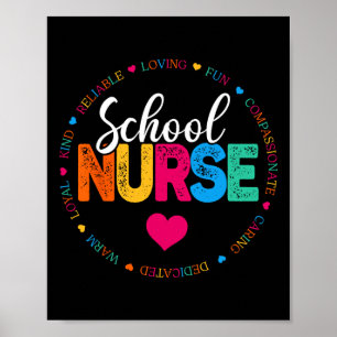 Geschenkgutscheine für die beste Schulkrankenverso Poster