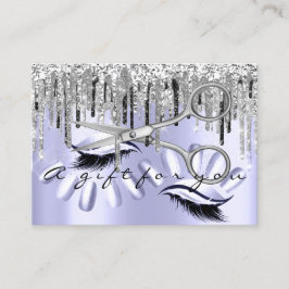 Geschenkgutscheine für Haarstylle Visitenkarte