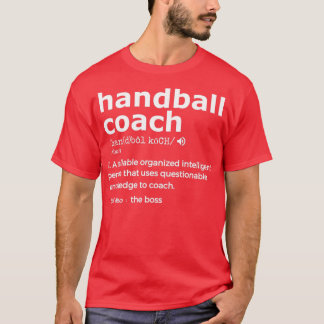Geschenkgutscheine für Handball und Trainer T-Shirt