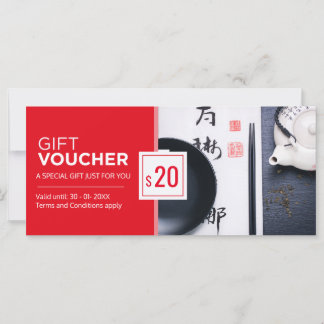 Geschenkgutscheine für moderne, rote und schwarze