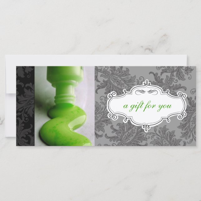 Geschenkgutscheine für Nagelstudios oder Wellness- (Vorderseite)