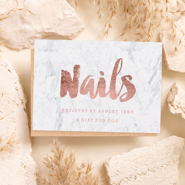 Geschenkgutscheine Imitate schicke Rose Gold Nägel (Von Creator hochgeladen)