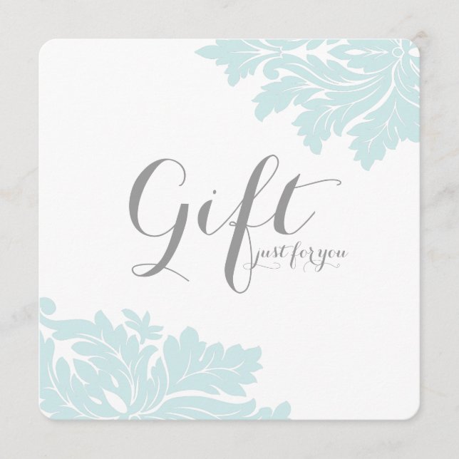 Geschenkgutscheine von Classy Damask (Vorderseite)