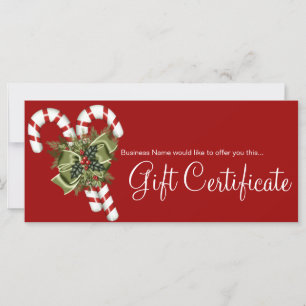Geschenkgutscheine von der Firma Candy Canes & Gre