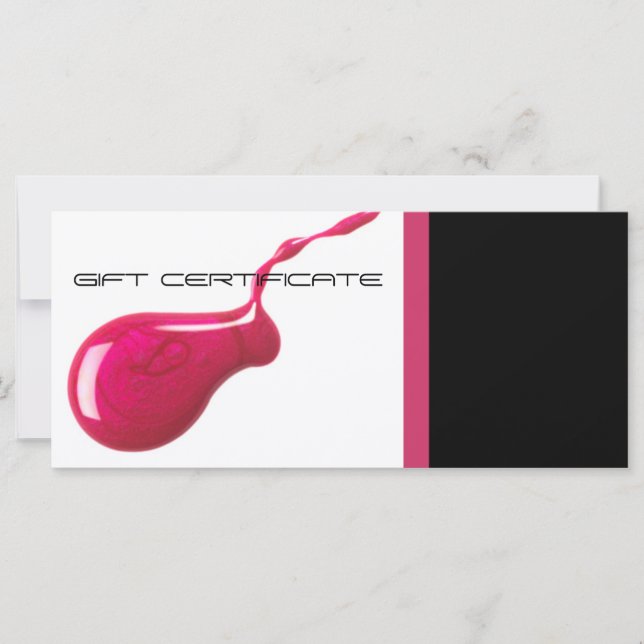 Geschenkgutscheine von Nail Salon (Vorderseite)