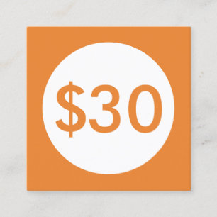 Geschenkgutscheinorangenstelle Rabattkarte