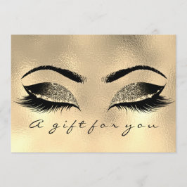Geschenkgutschrift Browns Gold Lashes Makeup