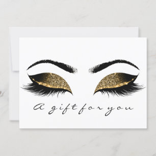 Geschenkgutschrift Browns Gold Lashes White Makeup