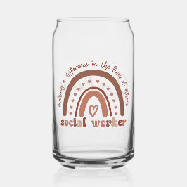 Geschenkgutschrift für Abschluss für Sozialarbeite Dosenglas