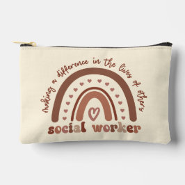 Geschenkgutschrift für Abschluss für Sozialarbeite Zubehörtasche