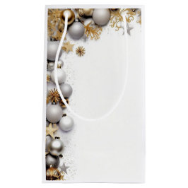 Geschenkhülle "Goldene Kugel" Kleine Geschenktüte