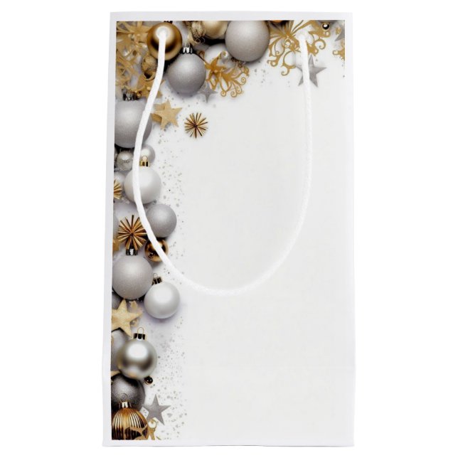 Geschenkhülle "Goldene Kugel" Kleine Geschenktüte (Vorderseite)