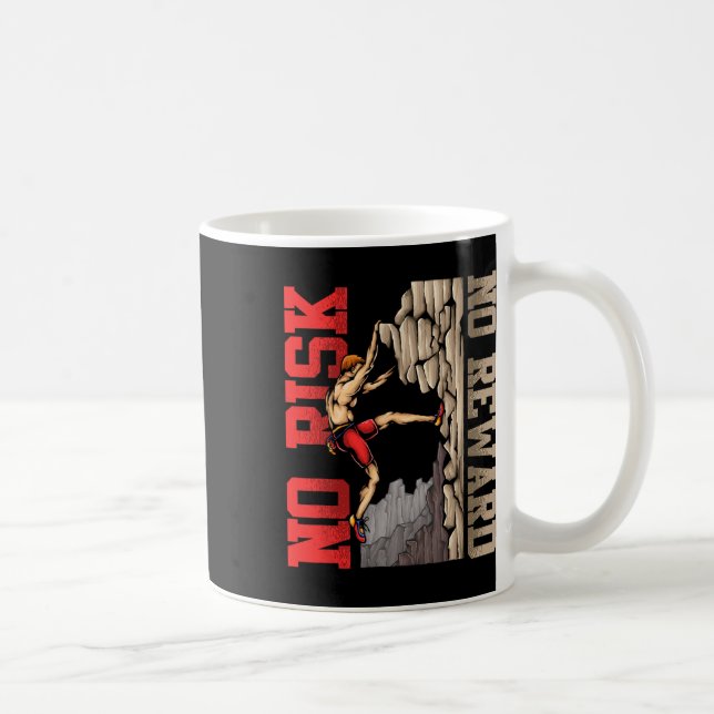 Geschenkidee Boulderer Klettern  Kaffeetasse (Rechts)