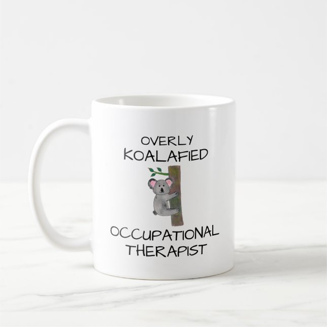 Geschenkidee für Berufstherapeuten Kaffeetasse (Links)