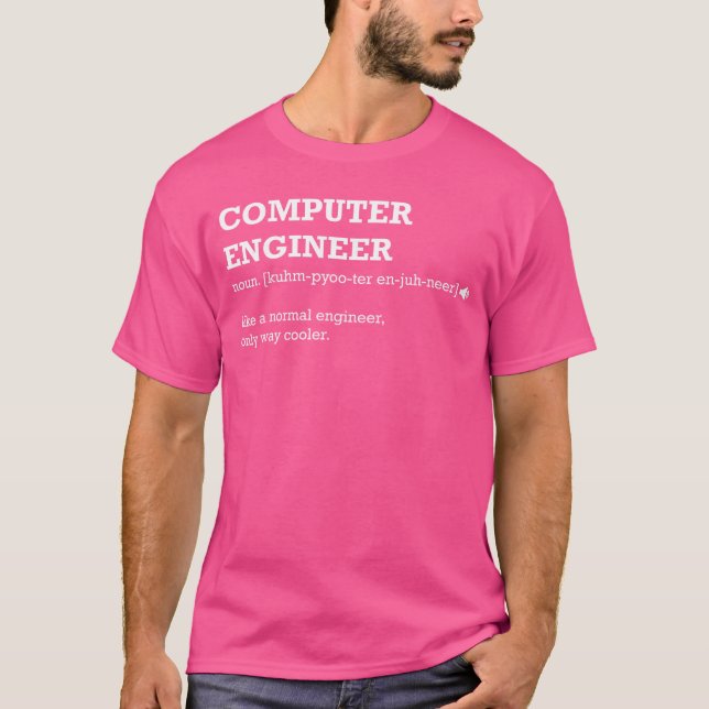 Geschenkidee für Computer-Ingenieur für Computer-I T-Shirt (Vorderseite)