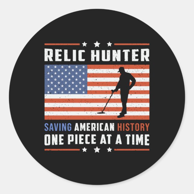 Geschenkidee für die Detektorerkennung Runder Aufkleber (Vorderseite)