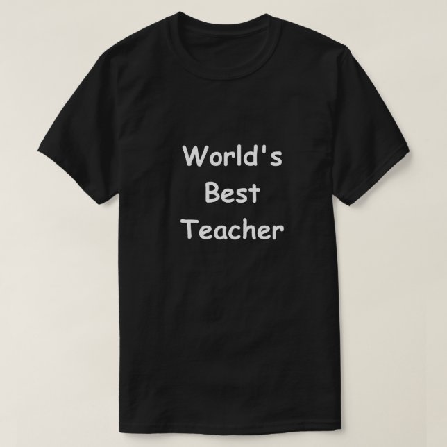 Geschenkidee für die weltbesten Teacher-Design-Leh T-Shirt (Design vorne)