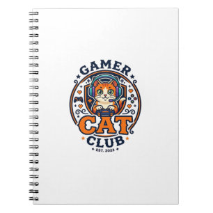 Geschenkidee für Gamer-Katze Katzenmutter - Gamer Notizblock