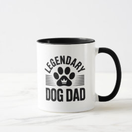 Geschenkidee für Hundepapa - Legendäres Hundepapa- Tasse