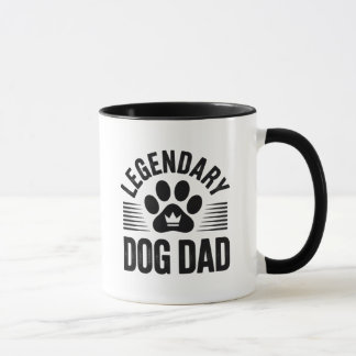 Geschenkidee für Hundepapa - Legendäres Hundepapa- Tasse