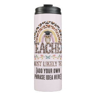 Geschenkidee für Lehrer: Erstellen Sie ein für CUS Thermosbecher