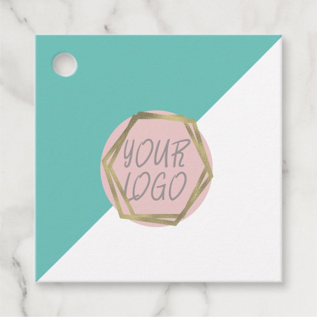 Geschenkidee für moderne Boutique Geschenkanhänger (Vorderseite)