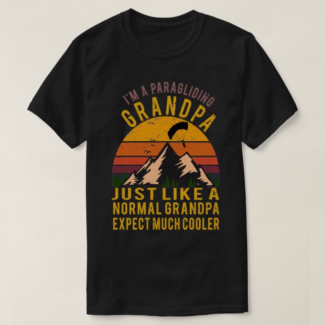 Geschenkidee für Paraglider T-Shirt (Design vorne)