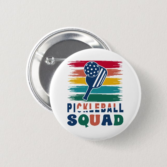 Geschenkidee für Pickleball-Spieler Button (Vorne & Hinten)
