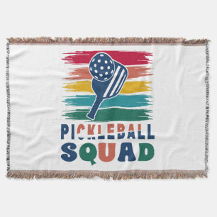 Geschenkidee für Pickleball-Spieler Decke