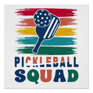 Geschenkidee für Pickleball-Spieler Poster