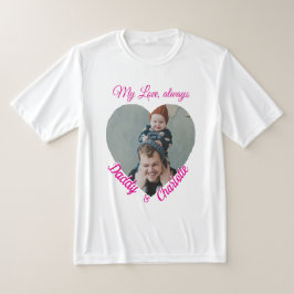 Geschenkidee für Vater und Foto T-Shirt