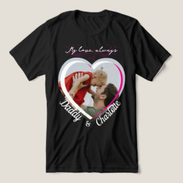 Geschenkidee für Vater und Foto Tri-Blend Shirt