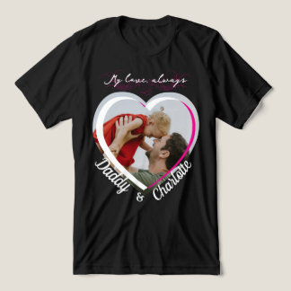 Geschenkidee für Vater und Foto Tri-Blend Shirt