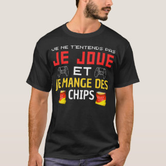 Geschenkidee Gamer Gamer Videospiele Chips Humor G T-Shirt