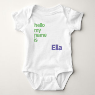 Geschenkidee Neugeborenes lila Baby Strampler