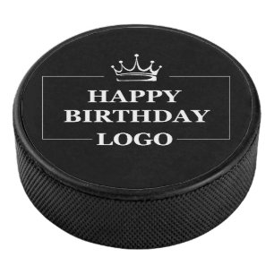 Geschenkidee, Personalisierte Geburtstagsvorlage Eishockey Puck