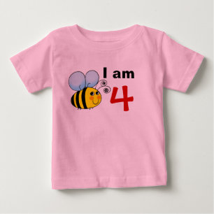 Geschenkidee zum 4. Geburtstag Baby T-shirt