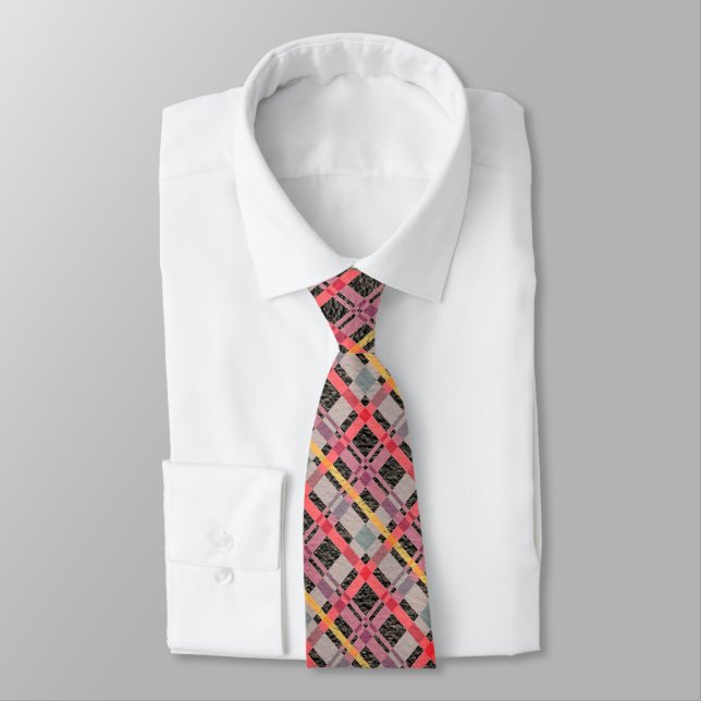 Geschenkideen Abstrakt Print Necktie Krawatte (Gebunden)