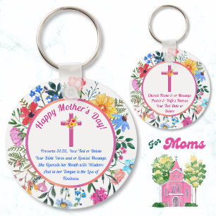 Geschenkideen der Muttertagskirche, Sprichwörter 3 Schlüsselanhänger