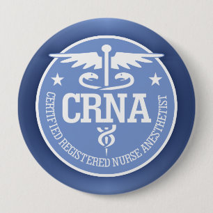 Geschenkideen des Caduceus CRNA Button