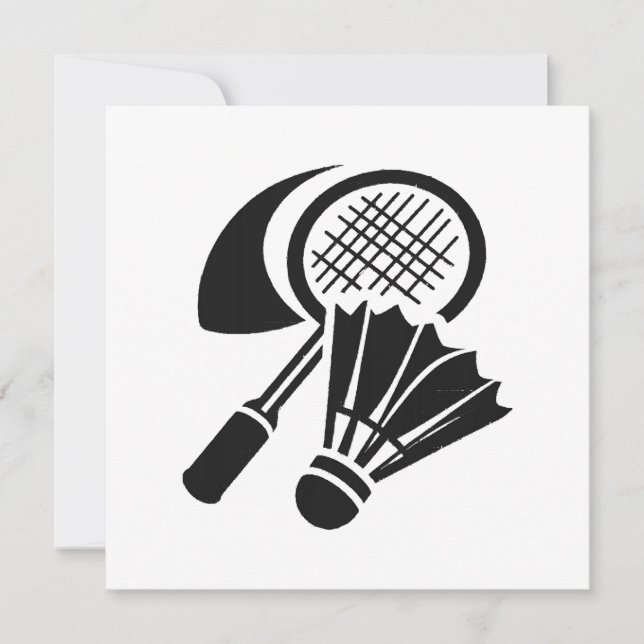 Geschenkideen für Badminton Einladung (Vorderseite)