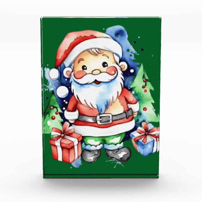 Geschenkideen für den Weihnachtsmann Fotoblock (Vorderseite)