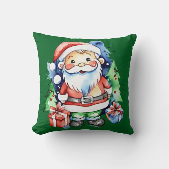 Geschenkideen für den Weihnachtsmann Kissen (Vorderseite)