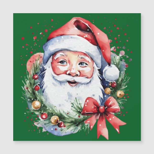 Geschenkideen für den Weihnachtsmann Magneteinladung (Vorderseite)