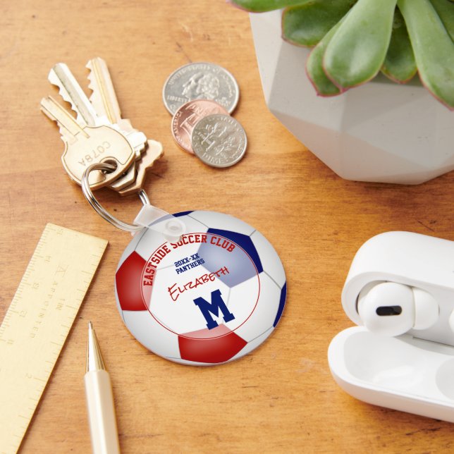 Geschenkideen für Fußball-Klub Mädchen Jungs Name  Schlüsselanhänger (Schreibtisch)