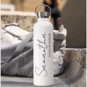 Geschenkideen für personalisierte Trauzeugin Trinkflasche